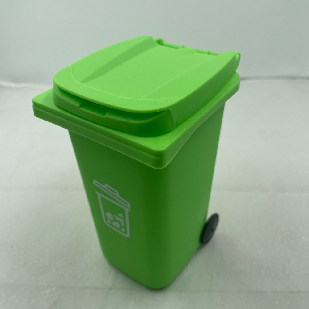 Neon Green Garbage Pencil Holder